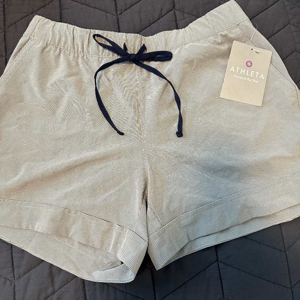 Athleta Stripe Beachside Short Small